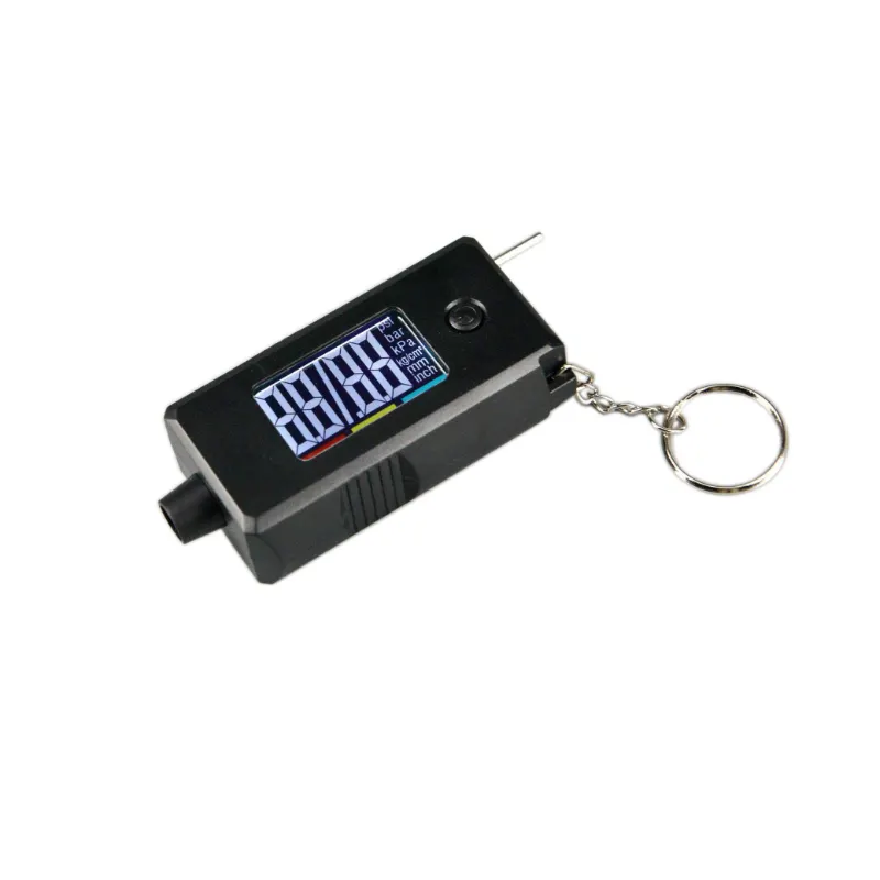 2 In 1 Digital Tire Pressure Gauge Tire Thread Thickness Depth Gauge for All Vehicles LCD Display Backlit 0-99 PSI 0-15MM