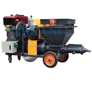 Factory price automatic small plunger type cement exterior wall insulation stucco spraying machine