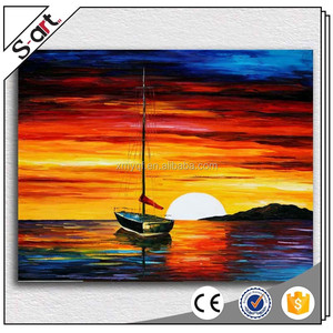 Handmade alba pittura di paesaggio for living room home hotel cafe modern Wall Decorazione di arte - Product Image 2