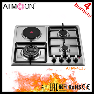 4 Burner được xây dựng trong thép không gỉ điện và gas thiết bị đung/Gas <span class=keywords><strong>HOB</strong></span>/bếp gas - Product Image 4