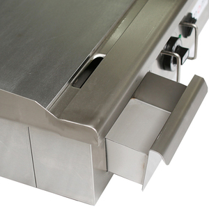 73cm Commercial Electric <strong>Griddle</strong> Countertop Kitchen Hot <strong>Plate</strong> Stainless Steel Electric <strong>Griddle</strong> Half Flat Half Grooved <strong>Plate</strong> - Product Image 4