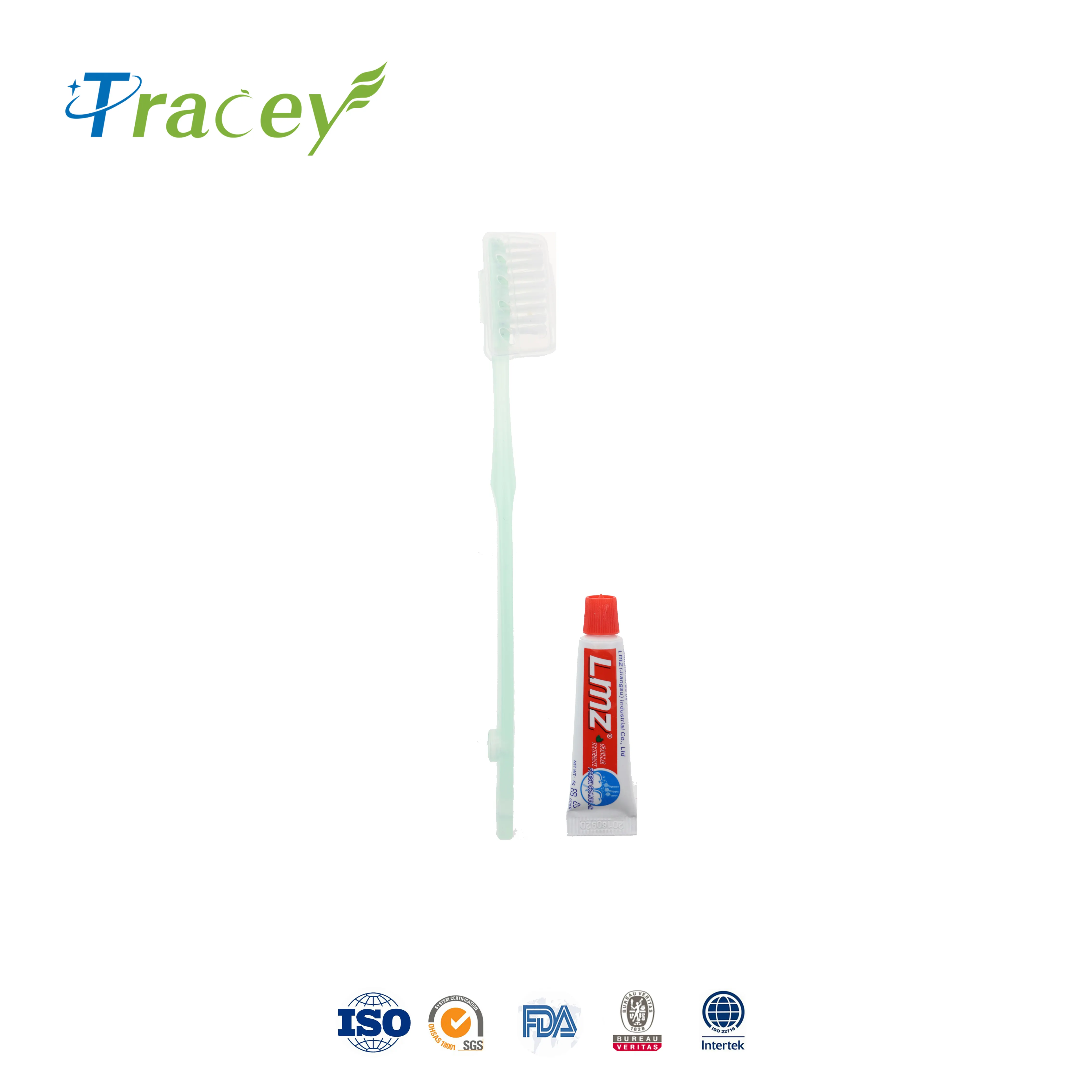 Tandheelkundige kit goedkope hotel wegwerp tandenborstel met tandpasta