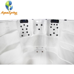 Aquaspring spa Sıcak satış akrilik kullanılan yüzmek spa sonsuz havuz