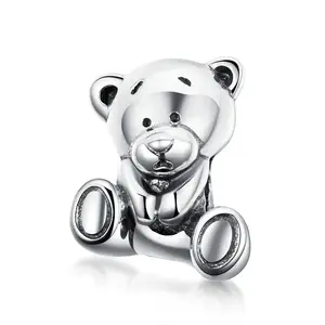 2019 di Vendita Caldo Dei Monili Qings Rilakkuma Charm Bead 925 Sterling Silver Preziosa Dei Monili del Regalo