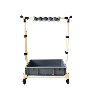 Porte-balai et vadrouille <span class=keywords><strong>mural</strong></span> en plastique ABS robuste porte-outil de nettoyage multifonctionnel - Product Image 5