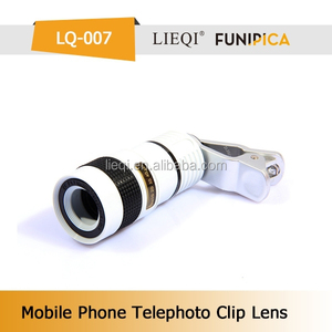 Lente de la cámara Digital lente óptica del telescopio del zumbido 8X lente <span class=keywords><strong>con</strong></span> el clip para todos los teléfonos móviles - Product Image 3
