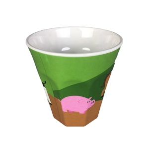 Vaso de melamina para niños, sin BPA, duradero e irrompible - Product Image 2