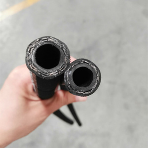 China Memproduksi High Pressure Steam Rubber Hose/Tahan Panas Karet Hose/Selang Hidrolik Serat Rubber Hose Selang Fleksibel