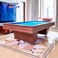 2026 Bestseller Superpower 8ft 9ft 10ft Koreanischer Billardturnier-Tisch Hochwertiger Carom 3-Polster Poolbillardtisch ohne Taschen
