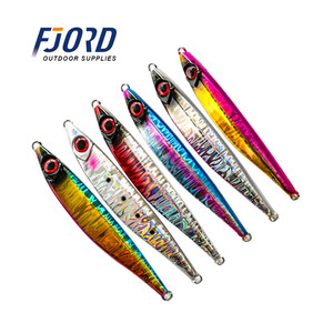 FJORD 뜨거운 판매 100g 지그 루어 느린 금속 낚시 인공 미끼 리드 수직 지그 느린 침몰 후크 CN;SHN - Product Image 5