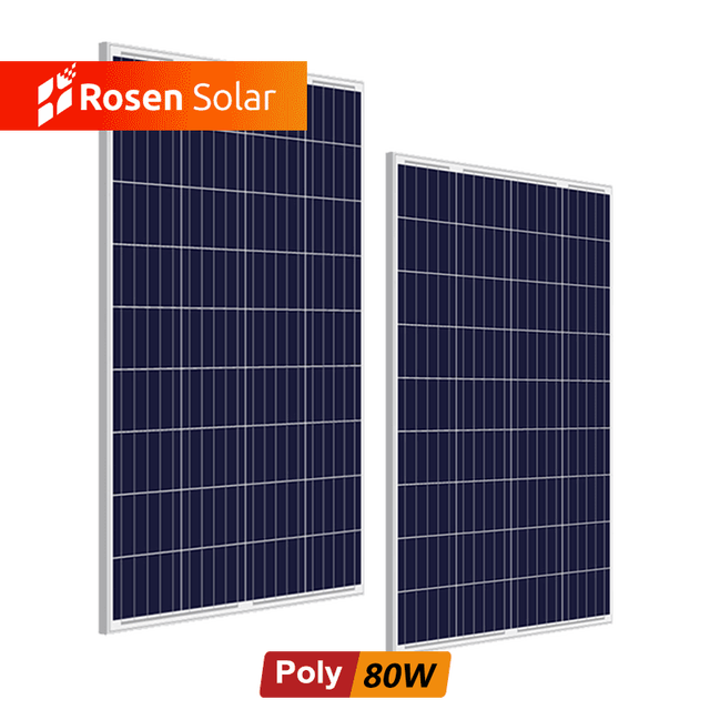 Small Solar Module 80Wp Poly 80W Solar Panel 80 W 480watt 570watt 700watt Solar for Solar Light Energy System