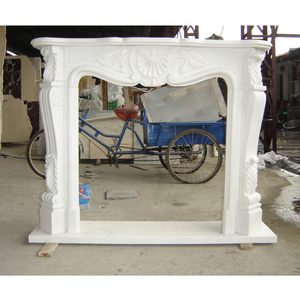 Promoción interior insertar piedra tallada decoración gran <span class=keywords><strong>chimenea</strong></span> de mármol - Product Image 2