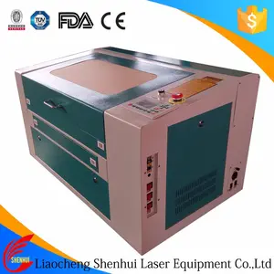 shenhui laser 5030 50 watt co2 laser engraver cutter from china