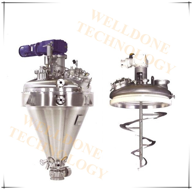 Séchoir à vide conique ZXHG/Séchoir à vis conique Nauta/Sécheur mélangeur à ruban conique (norme GMP, séchoir à vide Pharma)