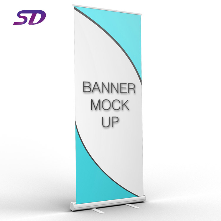 Портативный Печатный висячий вертикальный печатный баннер на заказ