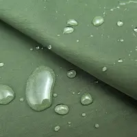 סיטונאי ארוג רגיל סגנון גלי מים טקסטיל בד עמיד למים 100% ניילון עבור חיצוני ללבוש, ללבוש מזדמנים, למטה מעיל