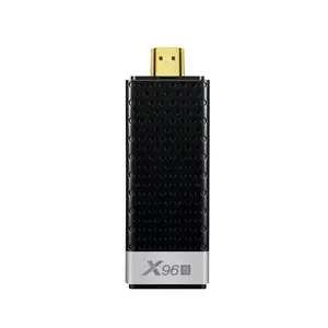 Bán sỉ android tv dongle 4k-Tv Thông Minh Dongle 4G 4K 8.1 Android Mini Tv Stick X96S