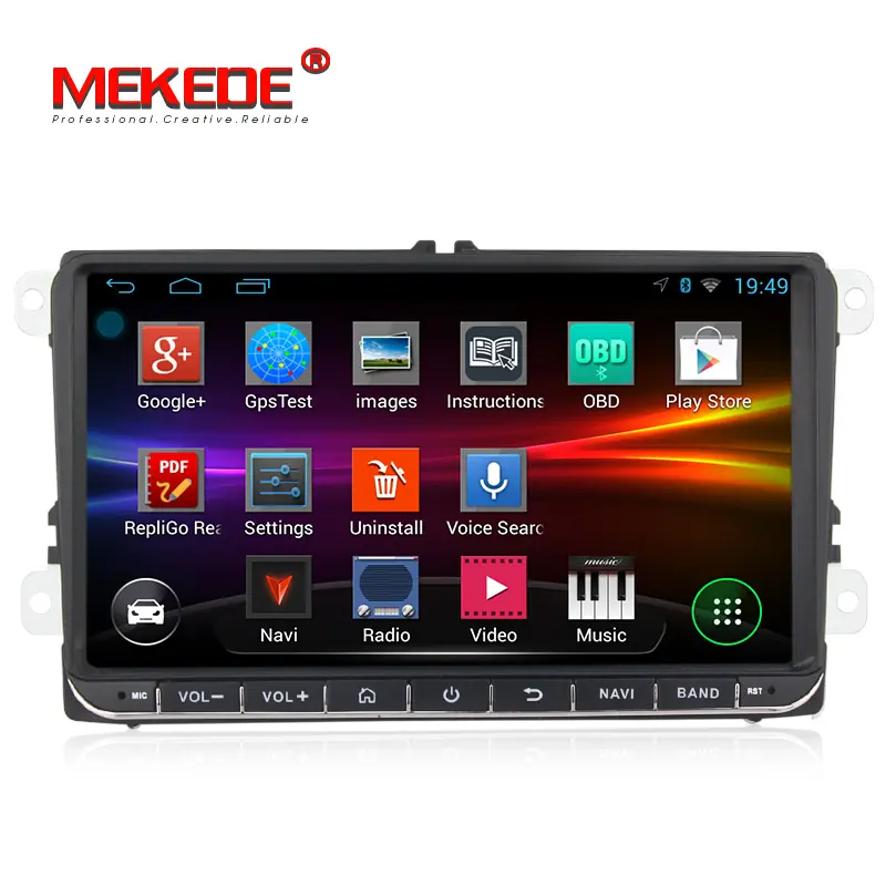 MEKEDE — lecteur multimédia dvd, gps et radio, pour VW SKODA, GOLF 5, Golf 6, POLO, PASSAT B5 B6 CC, Golf V VI, MK4, Amarok, Android 8.1