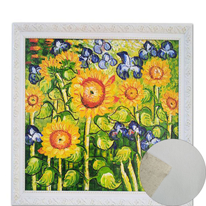 Venta al por mayor de <span class=keywords><strong>tela</strong></span> de lino de algodón lienzo de artista rollo - Product Image 1