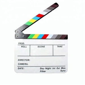 Planche à claquettes en acrylique pour scène de film coupée - Product Image 1
