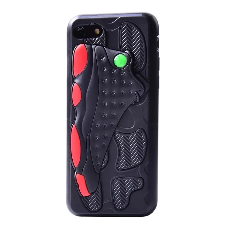 Air Mobile Phone Case Back with Basketball Sneaker Soft TPU Silicon for iPhone 8 x xr xs max 11 pro 13 pro 14