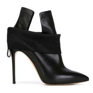 Vente en gros de bottes <span class=keywords><strong>élastique</strong></span>s à la cheville noires pour banquet pointues - Product Image 5