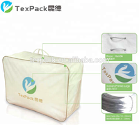 Sacs d'emballage personnalisés Texpack en PVC/PE transparent avec cadre métallique