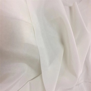Tissu Crêpe de Chine 95% <span class=keywords><strong>Soie</strong></span> de Mûrier 5% Élasthanne, <span class=keywords><strong>Soie</strong></span> Extensible CDC Blanche, Textile Personnalisé pour Robes et Blouses OEM - Product Image 1