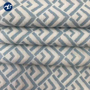 Các Mô Hình Màu Xanh Dệt Kim Vải Bán Buôn Jacquard Dệt Kim NệM VảI - Product Image 1