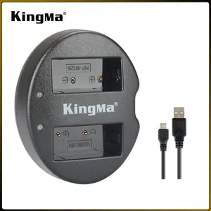 Kingma BM015-NPW126 Micro USB портативное зарядное устройство двухканальный зарядное устройство для Fuji DSLR камеры