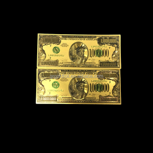 Coleccionable moneda real holder ee.uu. millones dólar impresión lámina de oro de billetes - Product Image 3