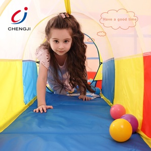 Tentes <span class=keywords><strong>tunnel</strong></span> Chengji pour le camping en plein air <span class=keywords><strong>et</strong></span> en intérieur, 3 en 1, pliables, maison à ramper, tentes <span class=keywords><strong>et</strong></span> tunnels pour enfants - Product Image 3