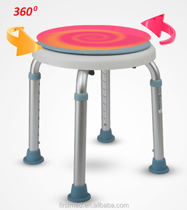 Chine Vente en gros Offre spéciale Chaise <span class=keywords><strong>de</strong></span> bain pivotante en aluminium Démontage facile <span class=keywords><strong>Tabouret</strong></span> <span class=keywords><strong>de</strong></span> <span class=keywords><strong>douche</strong></span> rond - Product Image 1