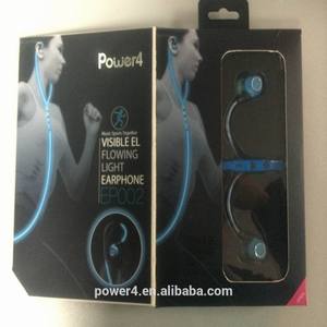 El lumineux micro écouteurs | EL tour d'oreille écouteurs | pour Apple iphone, Samsung, Htc, Stéréo et salut - fi sound qualité - Product Image 6