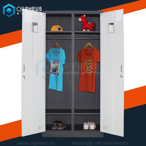 Muebles escolares Armarios de almacenamiento <span class=keywords><strong>Taquilla</strong></span> metálica de dos puertas - Product Image 2