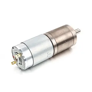 Rs-555 Rs-545 Motor With1: 27 Rasio 36Mm Disikat Motor DC 10W 6V-24V Daya Tinggi Torsi Tinggi Listrik PMDC Planetary DC Gear Motor