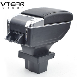 Accoudoir à interface de chargement USB de qualité supérieure, boîte de rangement avec rehaussement du support, repose-bras, accessoires de voiture, Skoda A5 - Product Image 4