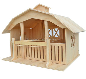 Vivid Kids Toy-casita de madera Natural sin terminar - Product Image 1