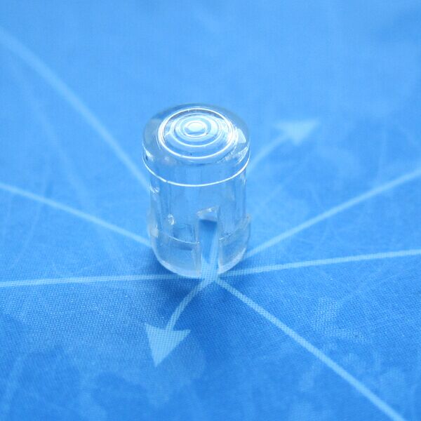 Оптовая продажа, прозрачные оптические светодиодные линзы EDK