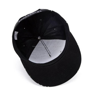 Acrylic logo flat brim 5 panel baseball caps & Hats Men snapback hats custom the casquil - Product Image 4