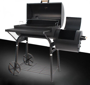 Offset de Parrillas de BARBACOA de carbón Fumador Barril con Gran Capacidad de Cocción para Cocinar Al Aire Libre - Product Image 1