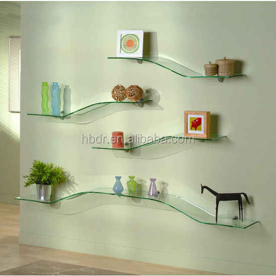 Details more than 87 decorative glass shelves for wall super hot