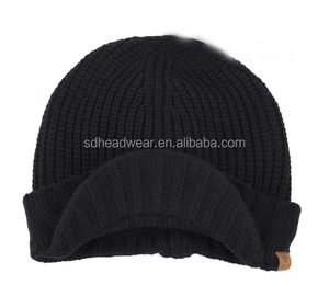 Gorro <span class=keywords><strong>de</strong></span> invierno con visera <span class=keywords><strong>de</strong></span> ganchillo para hombre y mujer, gorro <span class=keywords><strong>de</strong></span> esquí <span class=keywords><strong>de</strong></span> calavera <span class=keywords><strong>de</strong></span> punto negro - Product Image 6