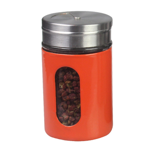 Assortiment de pots à épices en verre avec couvercles métalliques, Shaker de luxe, pour la cuisine, vente en gros, pièces - Product Image 3
