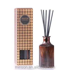 Fabrik Großhandel Schilf-Diffusor 120 ml 190 ml Parfüm-Glasflasche Luxus-Aroma-Diffusor-Set