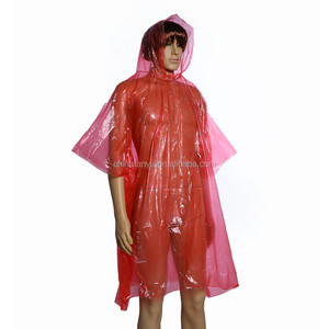 PE jetable en plastique imperméable en gros <span class=keywords><strong>poncho</strong></span> avec capuche et <span class=keywords><strong>manches</strong></span> <span class=keywords><strong>longues</strong></span> - Product Image 5
