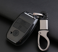 Étui de protection pour clé de voiture avec porte-clés pour Kia Ceed Rio Sportage R K3 K4 K5 Ceed Sorento Cerato Optima 2015 2016 2017 2018