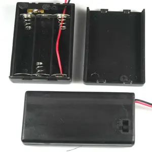 3AA cr123a cr2450 26650 18650 4*AA cr2330 Cr1632 3 aa 6v 3.7v battery holder with cover switch