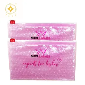 Zipper bags with Bubble self adhesive sealing make up pouch (Size/Printing Customizable)