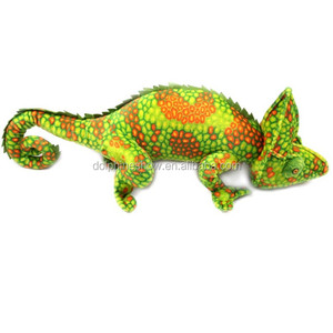 Dinosaurio gigante realista camaleón de <span class=keywords><strong>peluche</strong></span>, lagarto de juguete - Product Image 3